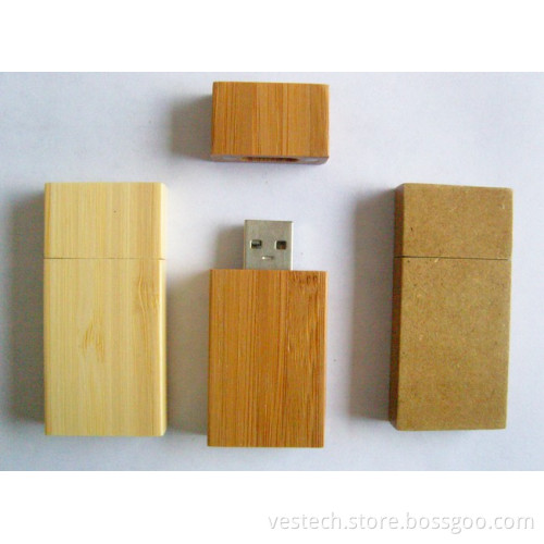 Rectangle Wood USB Memory Stick USB Pen Drive